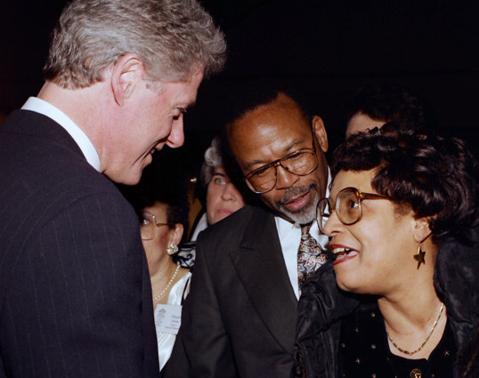 1993 at President Clinton's first Joint Center for Political & Economic Studies Awards Dinner.